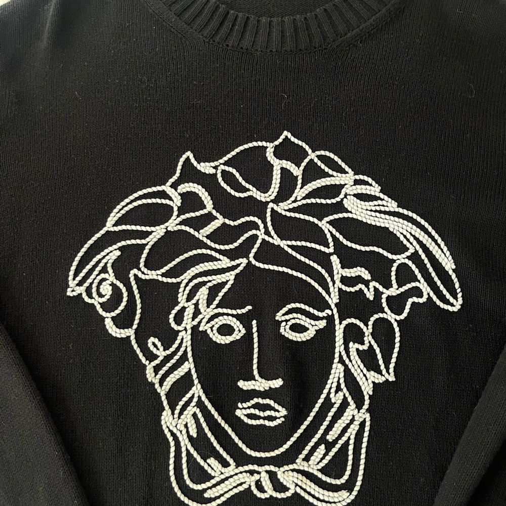 Versace Knit Logo Sweater- Men’s View 2